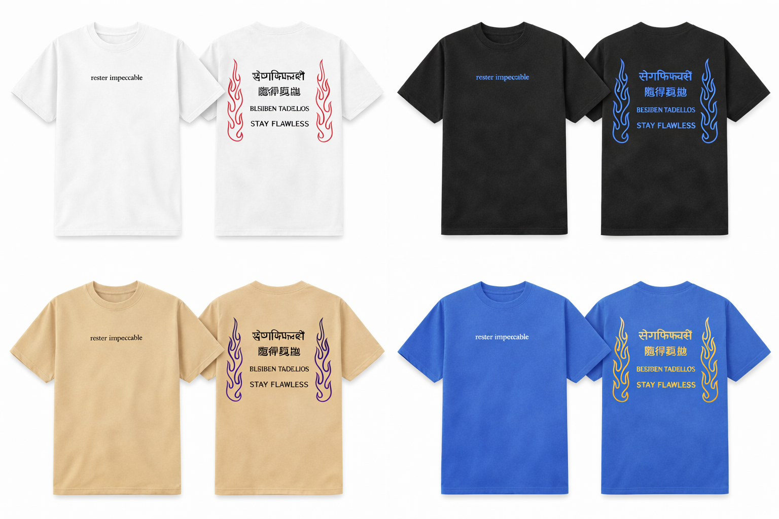 Stay Flawless Drop 003 – Impeccable Heavy Tee (3-Pack)
