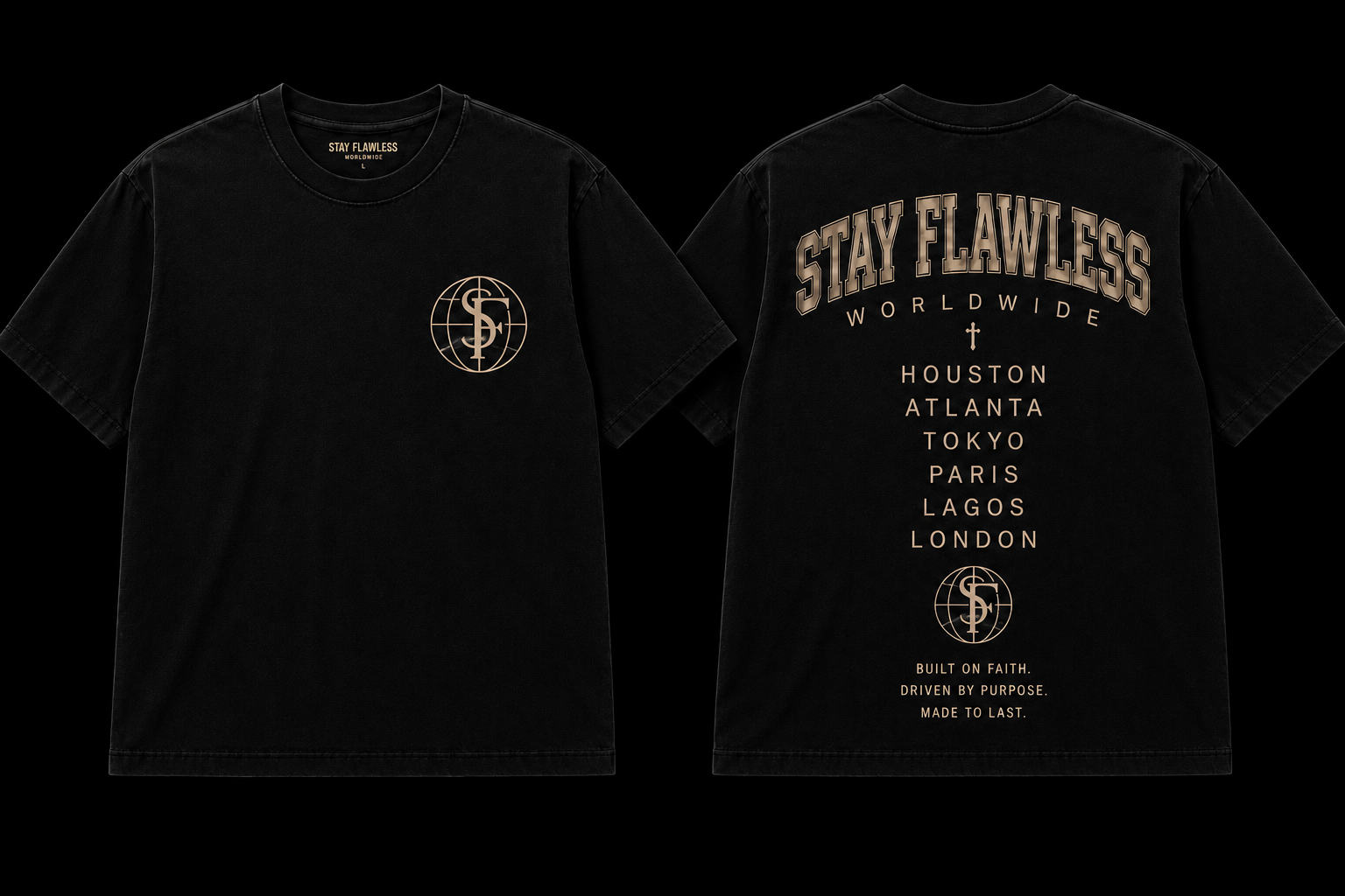 STAY FLAWLESS “WORLDWIDE TOUR” TEE (PRE-ORDER)
